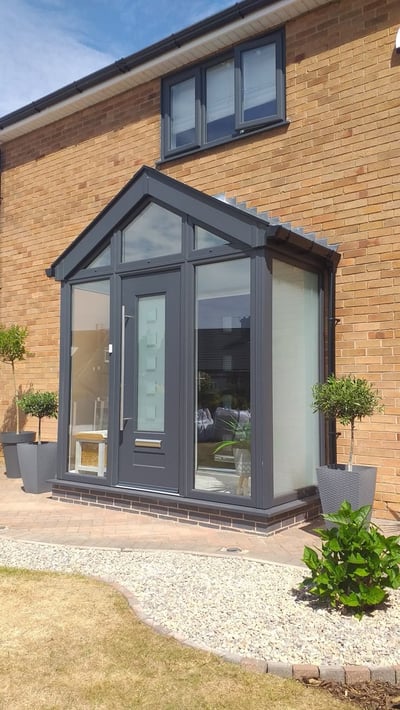 Modern Glass Porch